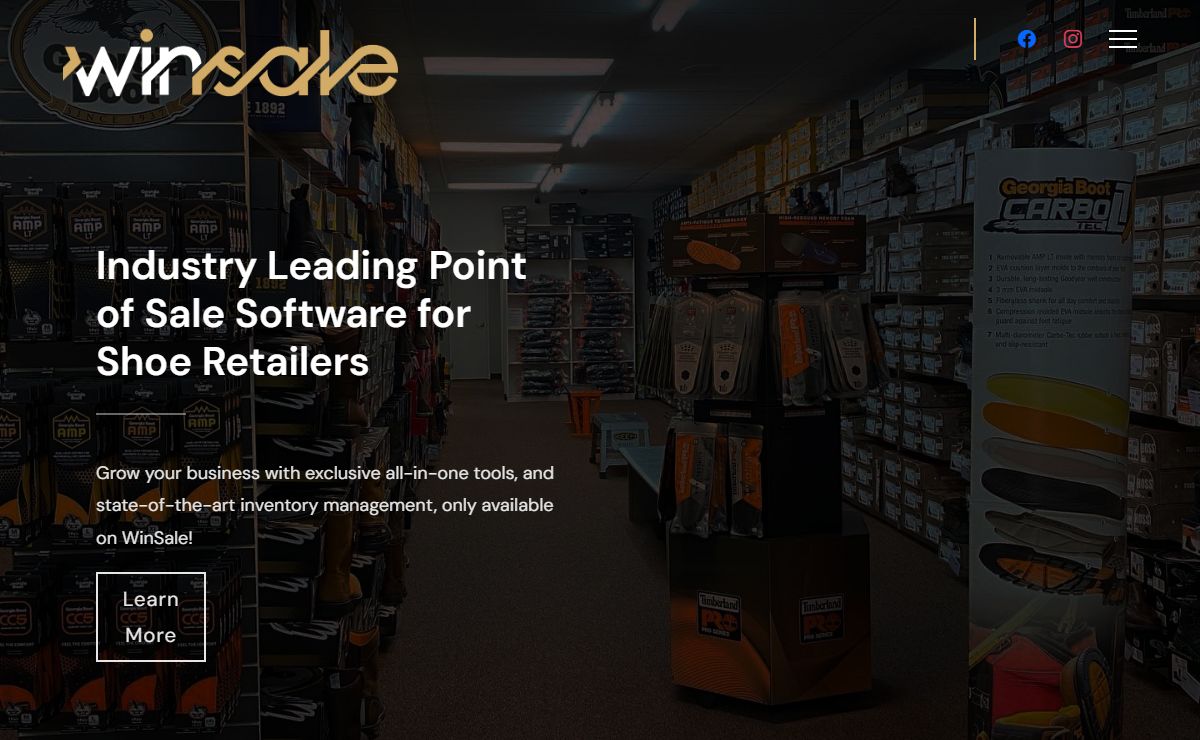 WinSale Point Of Sale – Perfect fit for Safetywear and Shoe Retailers