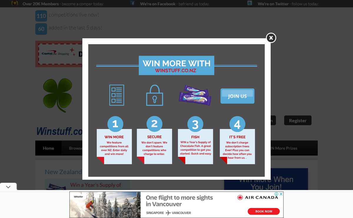 New Zealand's Competitions Website - WinStuff