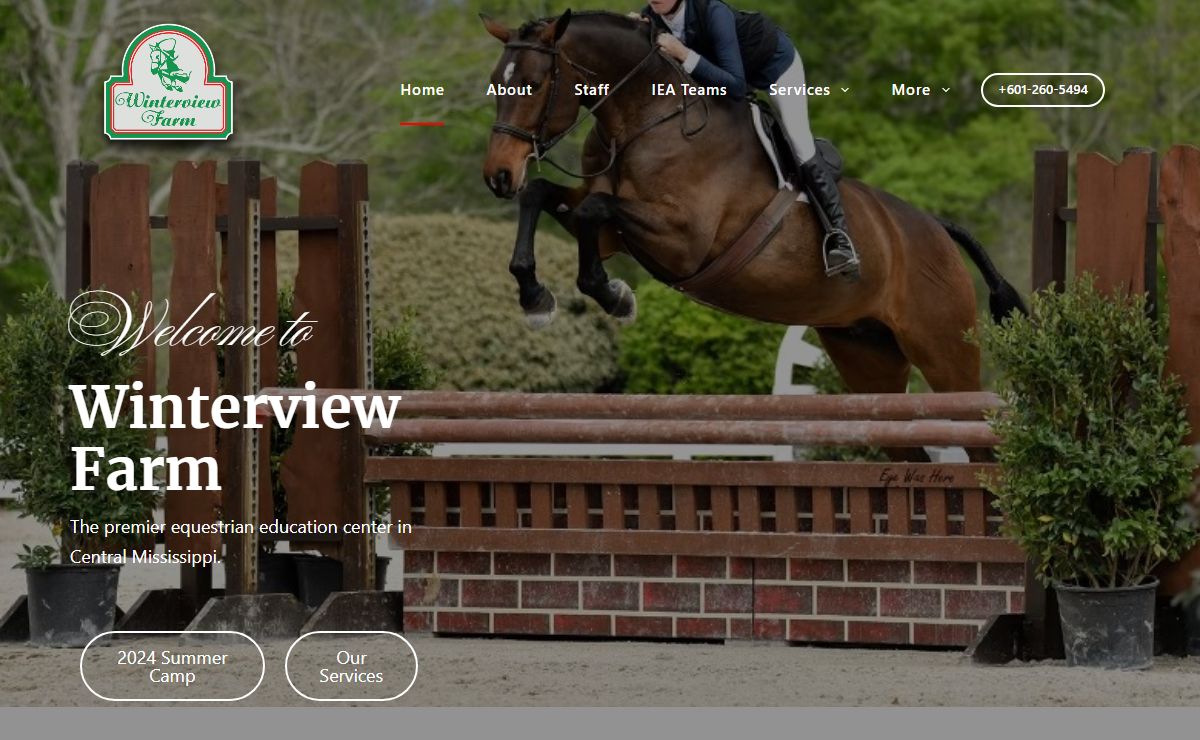 Winterview Farm – Horse riding, training and camp