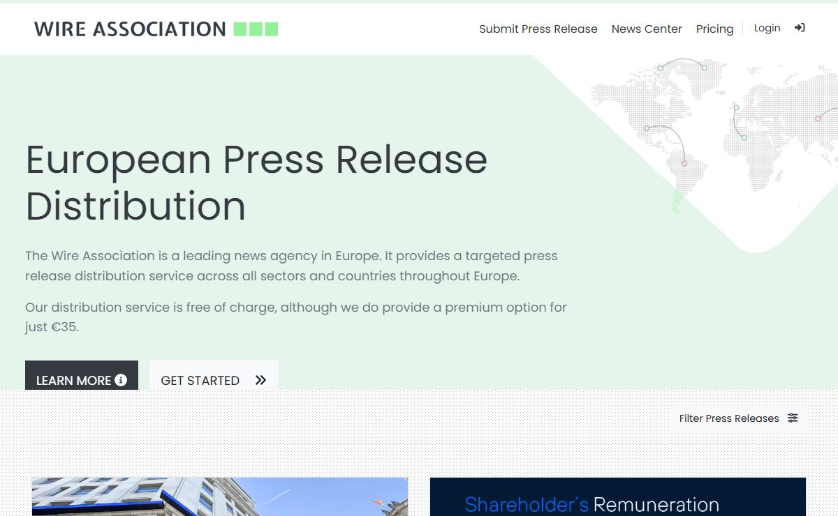 European Press Release Distribution Service | Wire Association