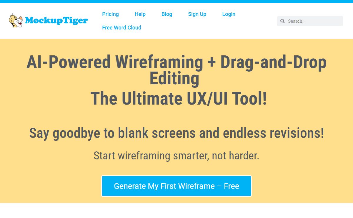 Wireframe Web & Website Wireframe Examples: Site Design, Tools & Mockups - Wireframes by MockupTiger