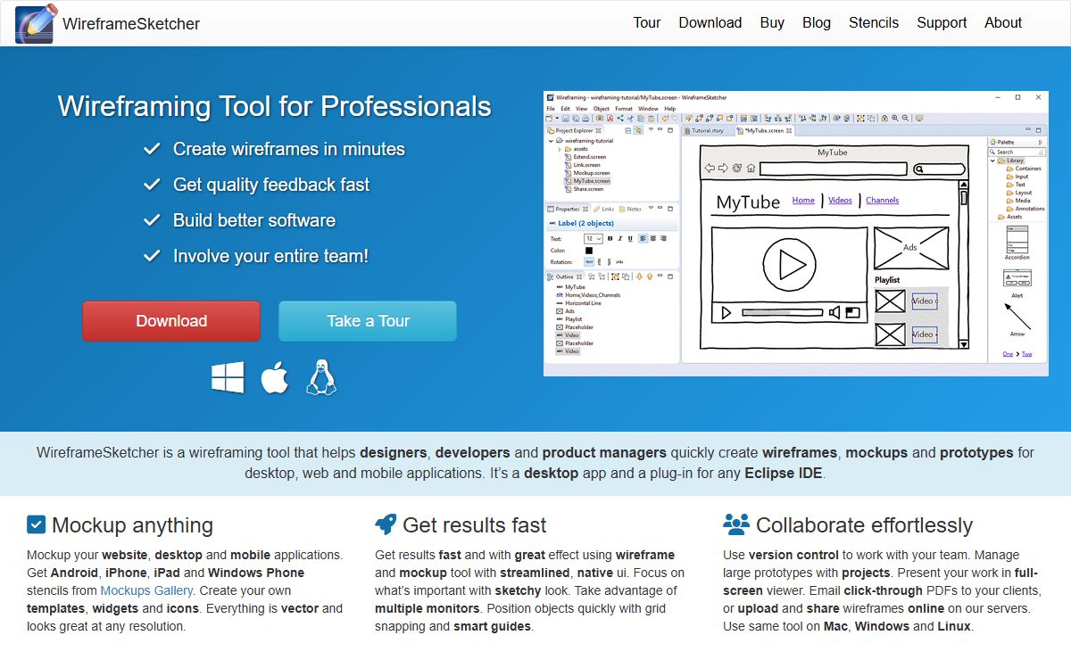 Wireframing Tool for Professionals - WireframeSketcher