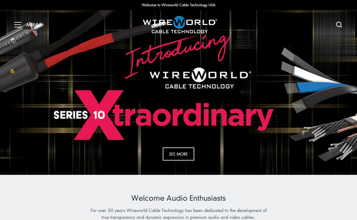 Wireworld Cable Technology Store | Buy Cables Online