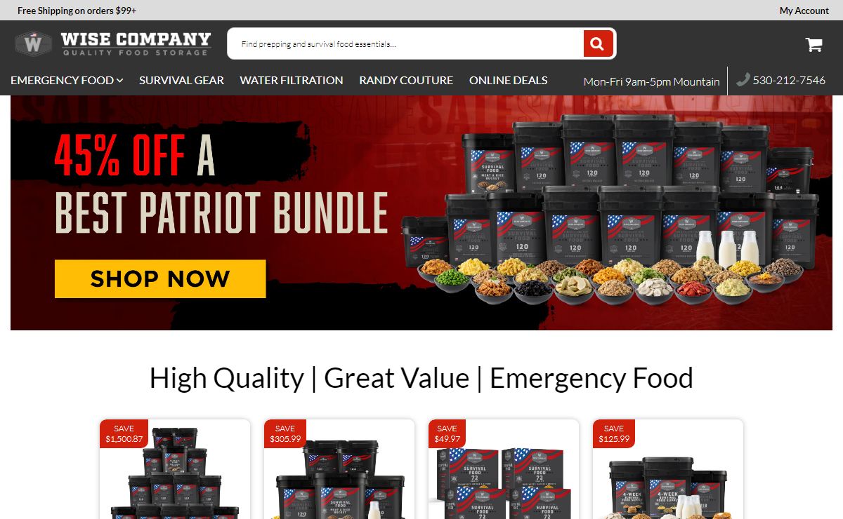 Wise Food Storage | Emergency Food - Survival Food Kits – Wise Company Emergency Food