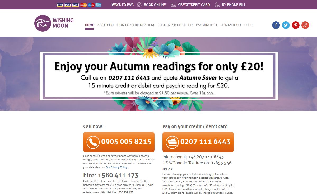 Telephone Psychic Readings From UK's Most Respected Psychics