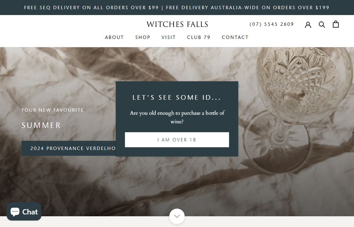 Witches Falls Winery - Cellar Door and Online Store