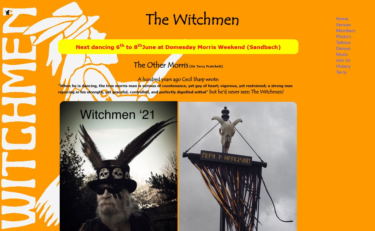 Witchmen pagan morris dancers