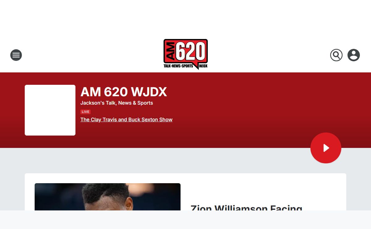 AM 620 WJDX - Jackson's Talk, News & Sports
