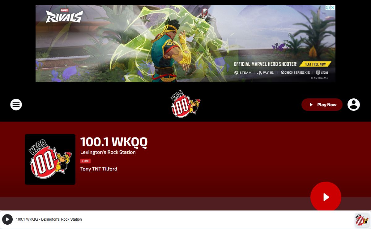 100.1 WKQQ - Lexington's Rock Station