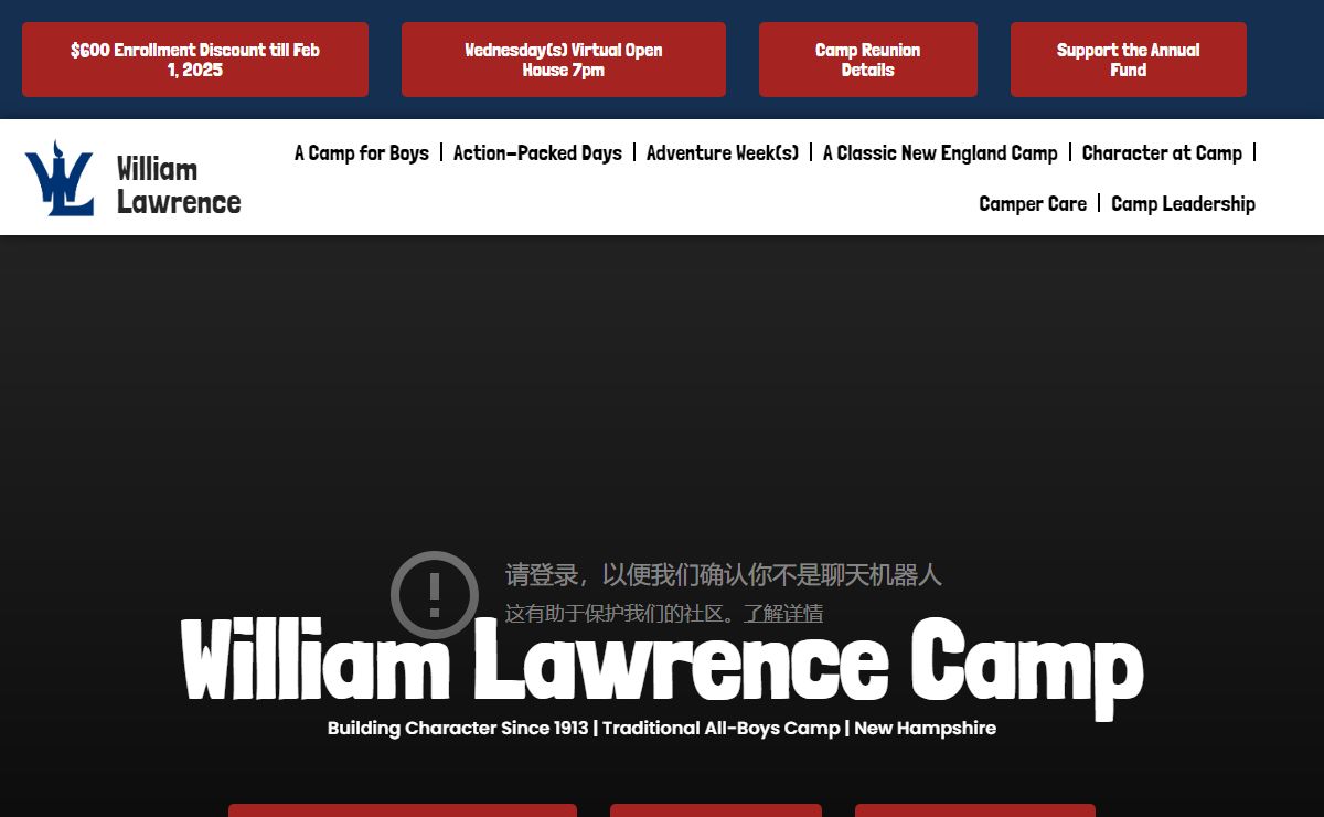 William Lawrence Camp | Boys Summer Camp in New Hampshire