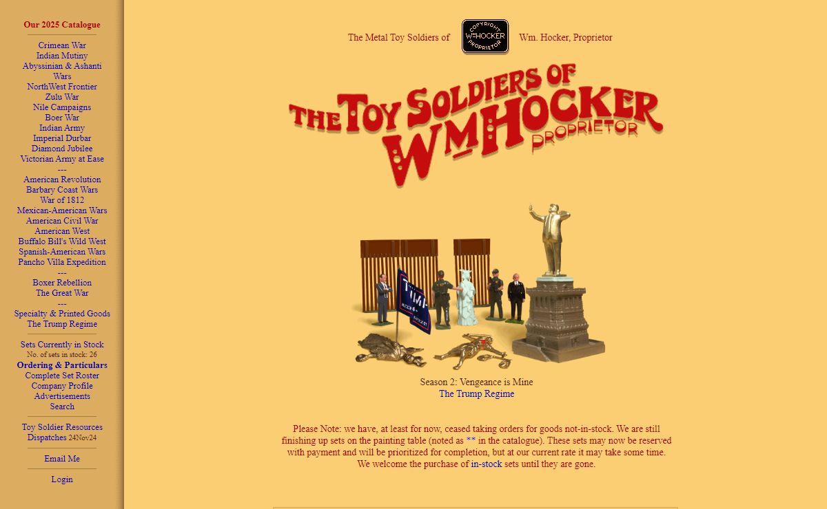 Wm Hocker | Toy Soldiers