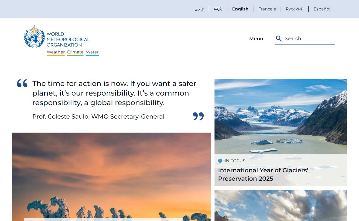 Homepage | World Meteorological Organization WMO