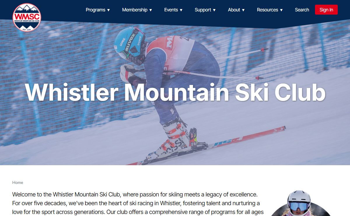 Whistler Mountain Ski Club | WMSC