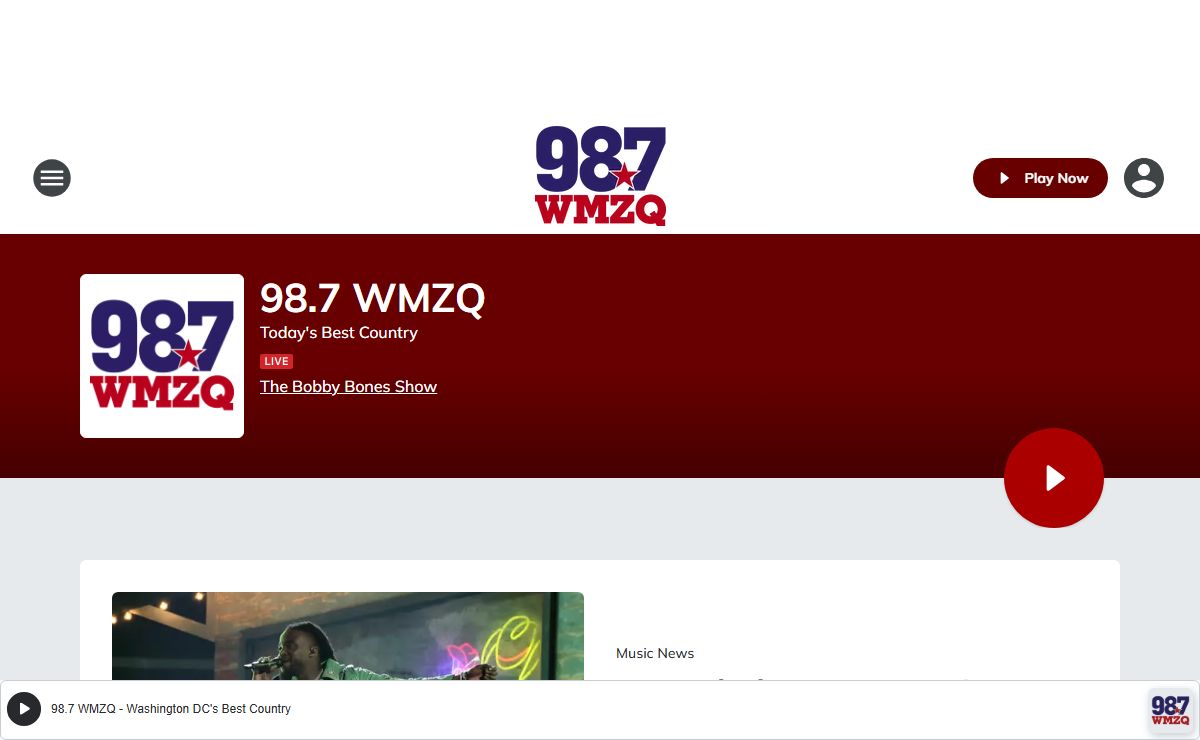 98.7 WMZQ - Today's Best Country