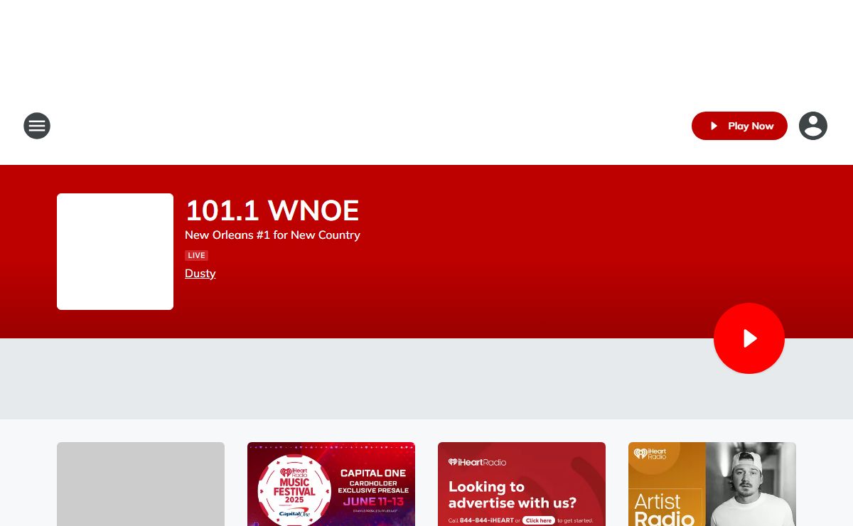 101.1 WNOE - New Orleans #1 for New Country
