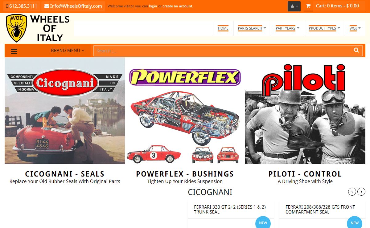 Wheels Of Italy - WOI - Everything Italian On Wheels
