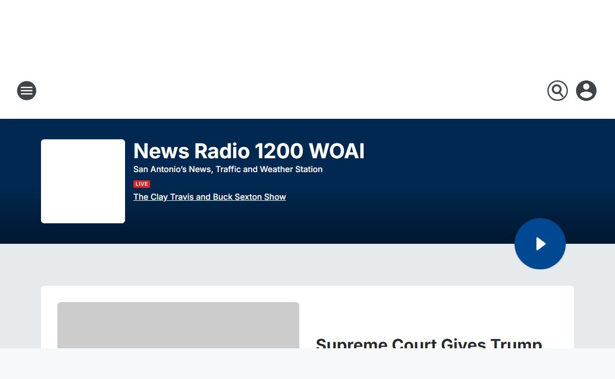 News Radio 1200 WOAI - San Antonio’s News, Traffic and Weather Station