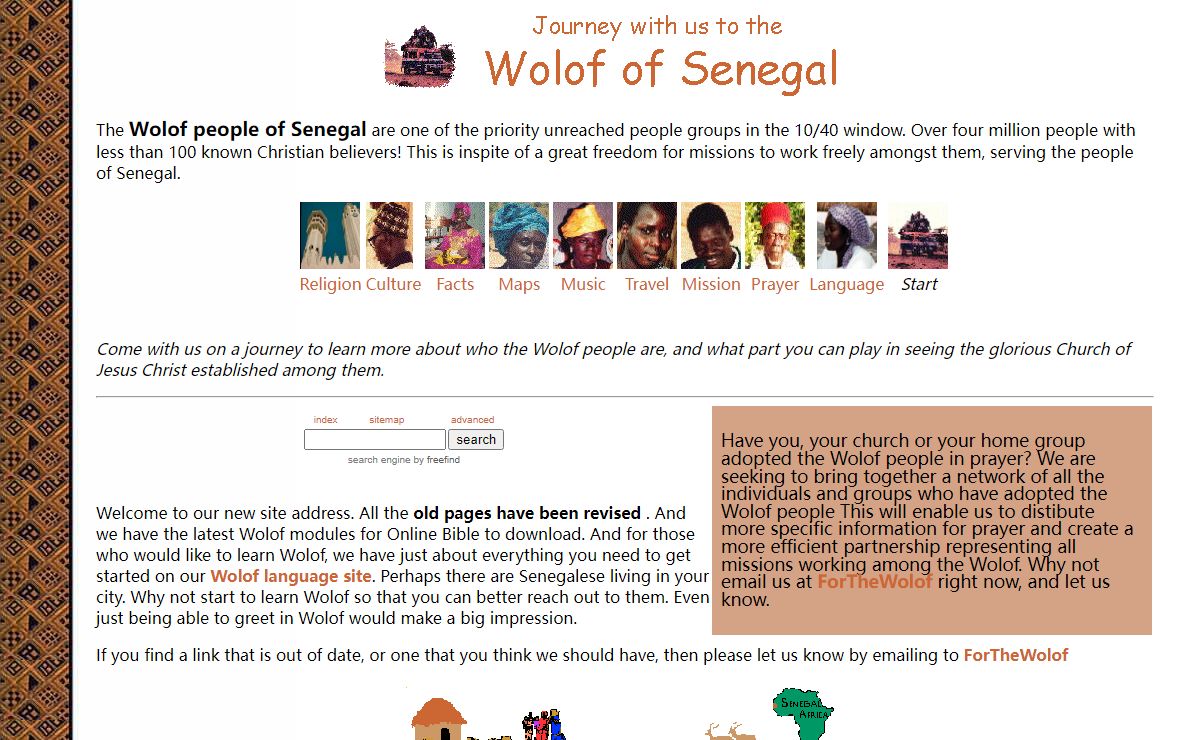 Journey with us to the Wolof of Senegal - Bringing Jesus to the World!