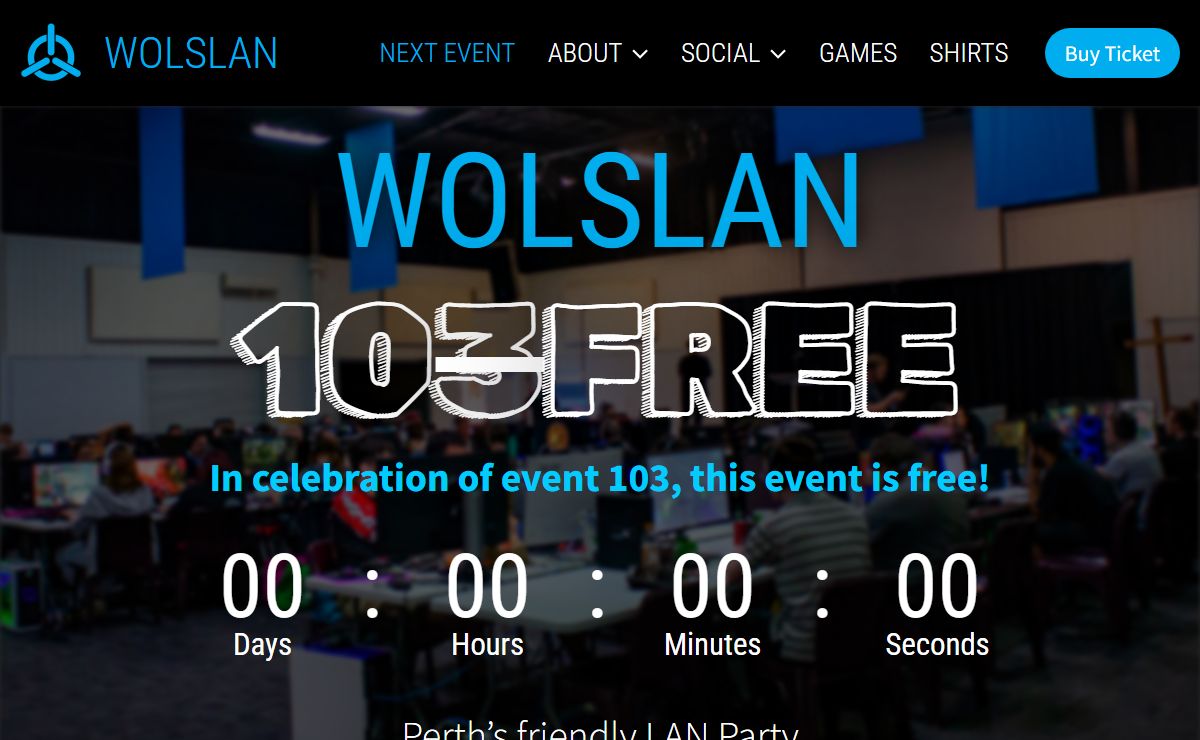Next Event - WOLSLAN
