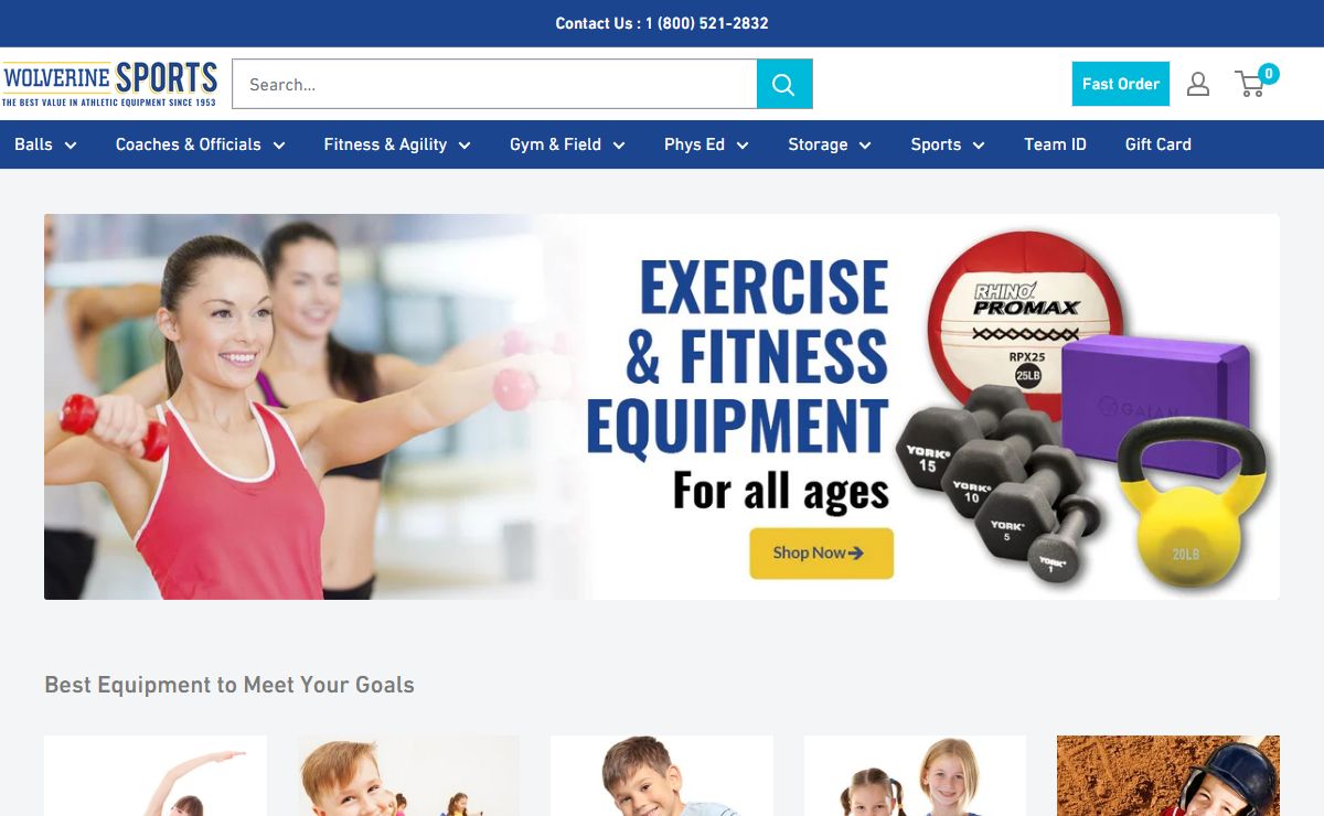 Wolverine Sports - PE, Sports & Fitness Equipment