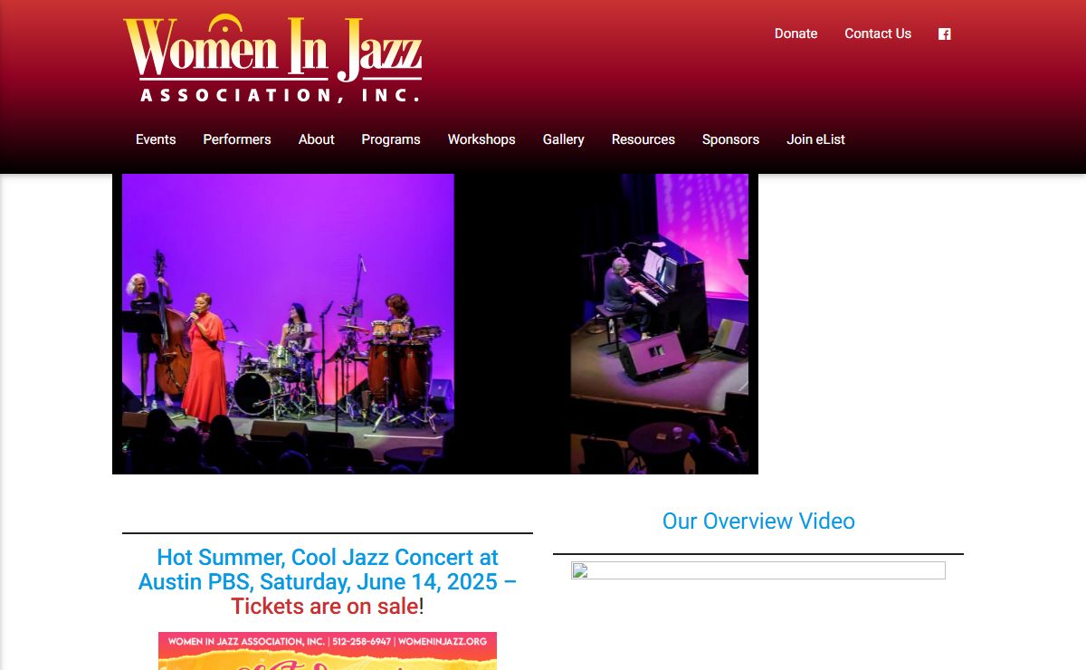 Women In Jazz Association, Inc. – Women in Jazz, Austin, TX, USA
