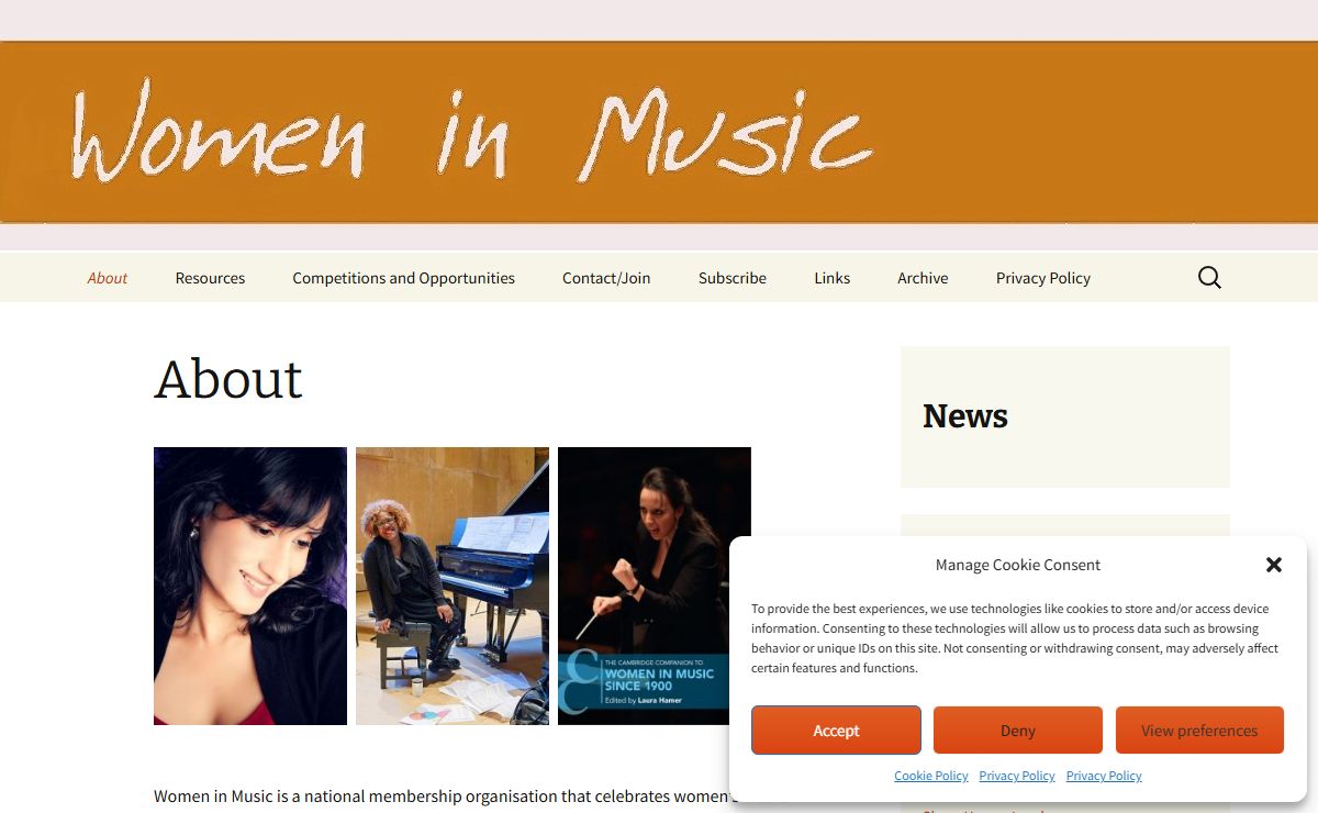 Women in Music | Information web site for Women in Music UK