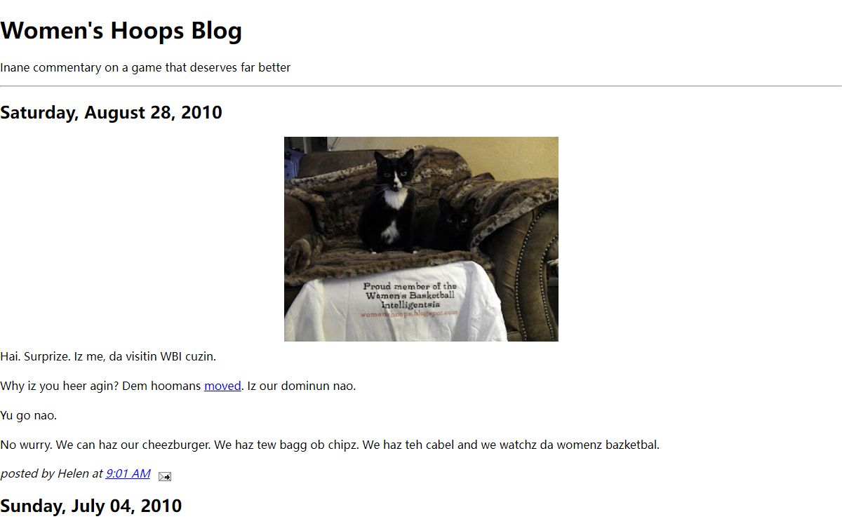 Women's Hoops Blog