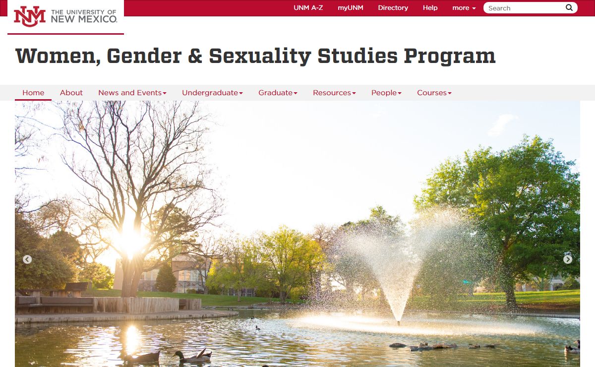 Women, Gender & Sexuality Studies Program | The University of New Mexico