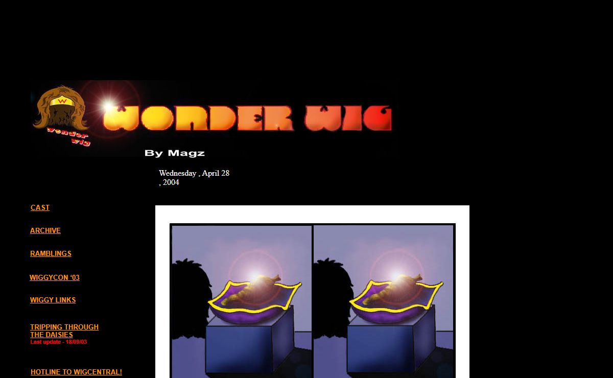 WonderWig-Wednesday , April 28 , 2004-