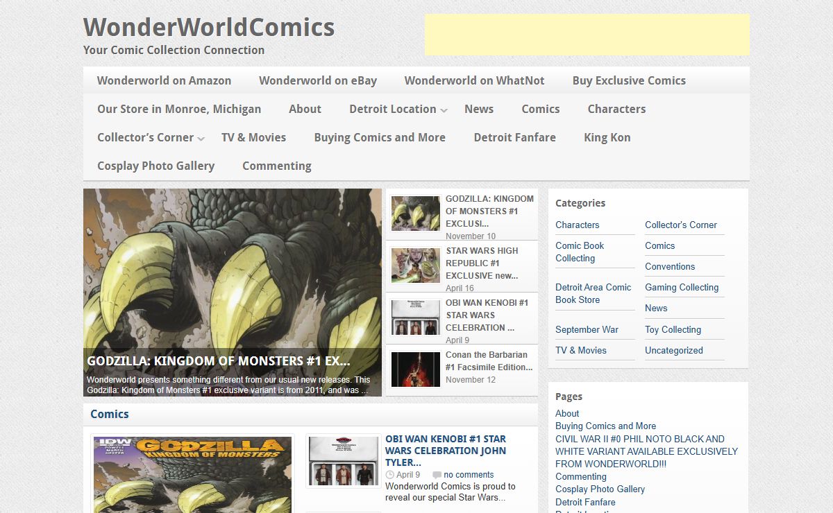 WonderWorldComics | Your Comic Collection Connection
