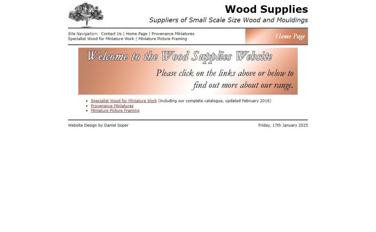 Wood Supplies - Home Page