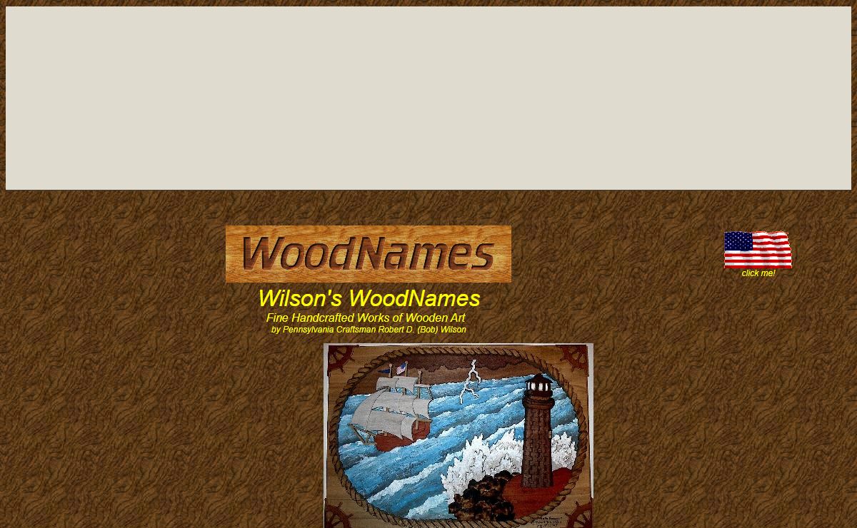 WoodNames: Scrollsaw Art by Bob Wilson