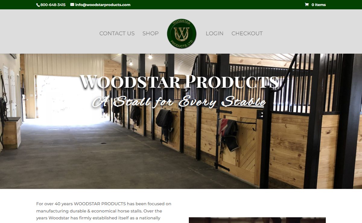 Woodstar Products | A Stall for Every Stable