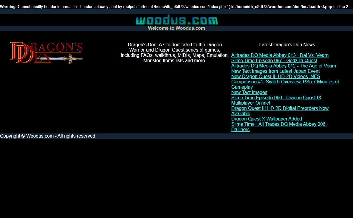 Welcome to Woodus.com