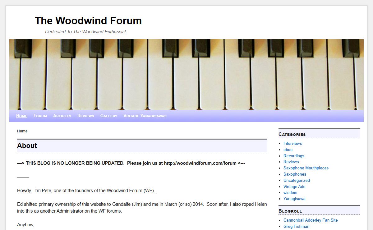 The Woodwind Forum | Dedicated To The Woodwind Enthusiast