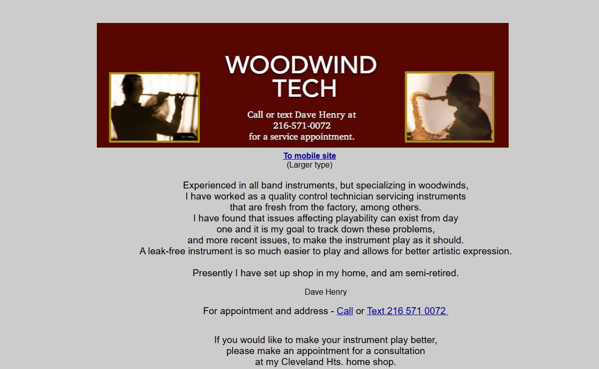 Flute,Clarinet,Saxophone Repair