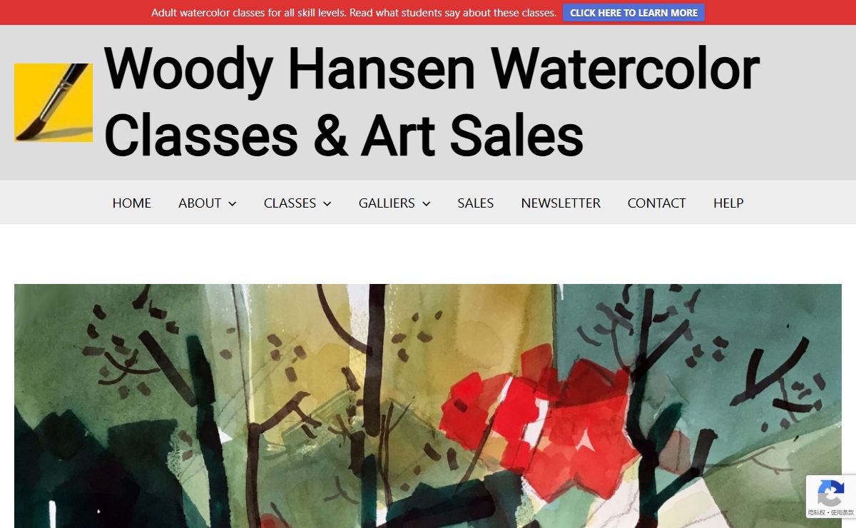 - Woody Hansen Watercolor Classes & Art Sales