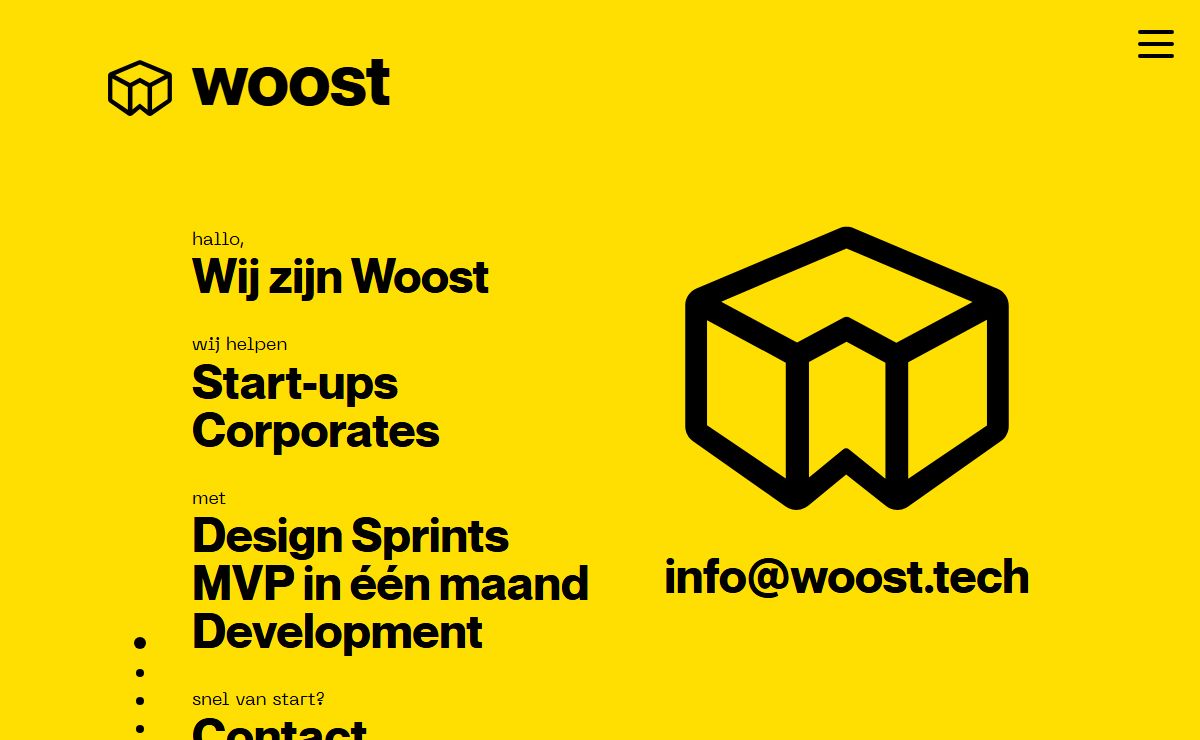 Woost - Ontwikkel, lanceer en valideer jouw digitale product