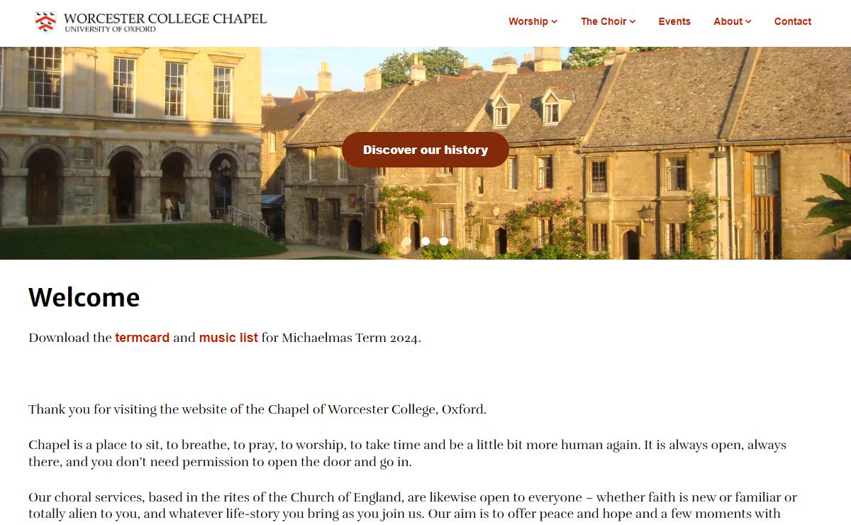 Worcester College Chapel