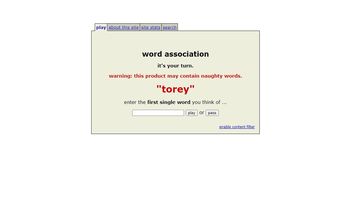 word association