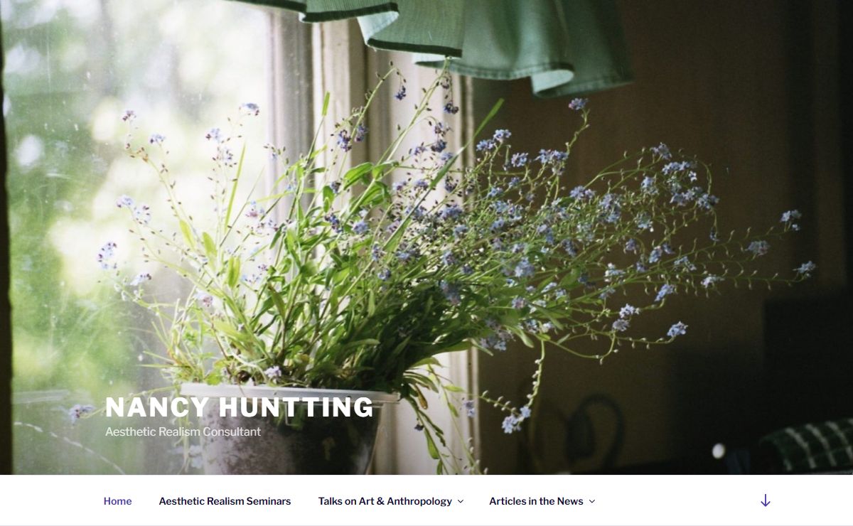 Nancy Huntting – Aesthetic Realism Consultant