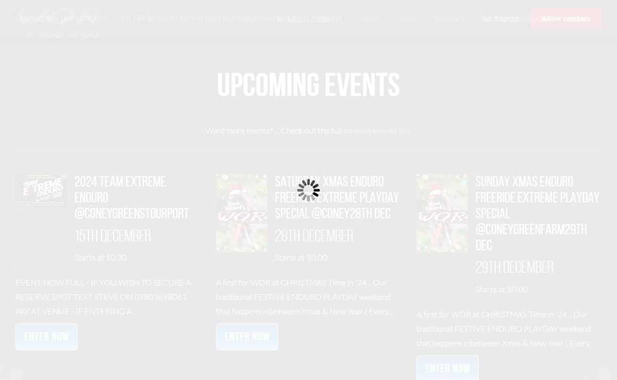UK Enduro Events, Hare & Hound off-road bikes » WOR Events