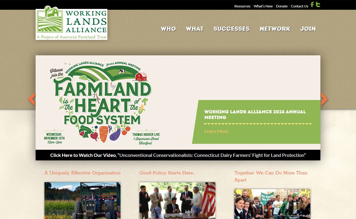 Working Lands Alliance — A Project of American Farmland Trust