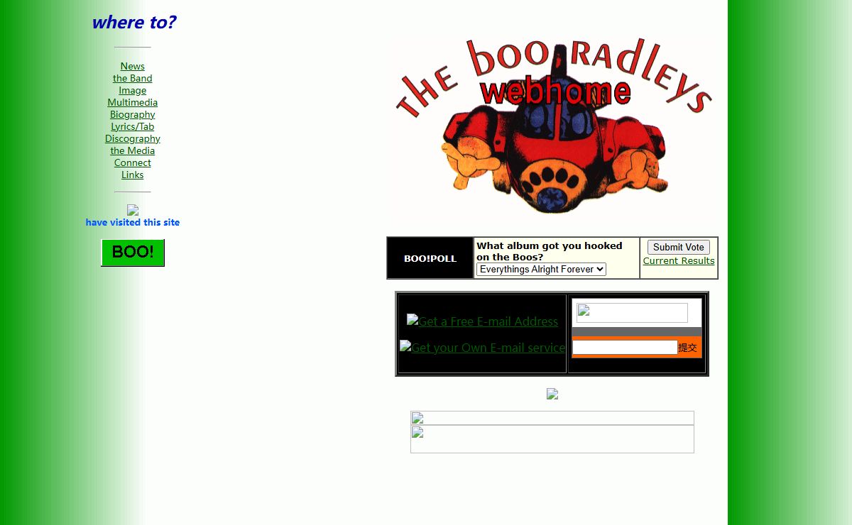 the Boo Radleys webhome: Main Page