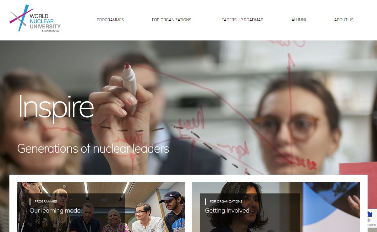 Inspiring, empowering and connecting generations of nuclear leaders | World Nuclear University