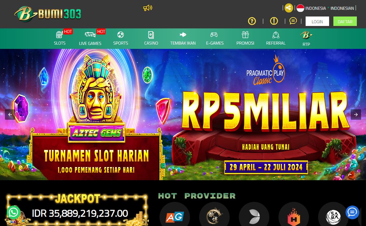 Bumi303 Daftar Bumi303 Login Permainan Terlengkap dan menakjubkan di 2024