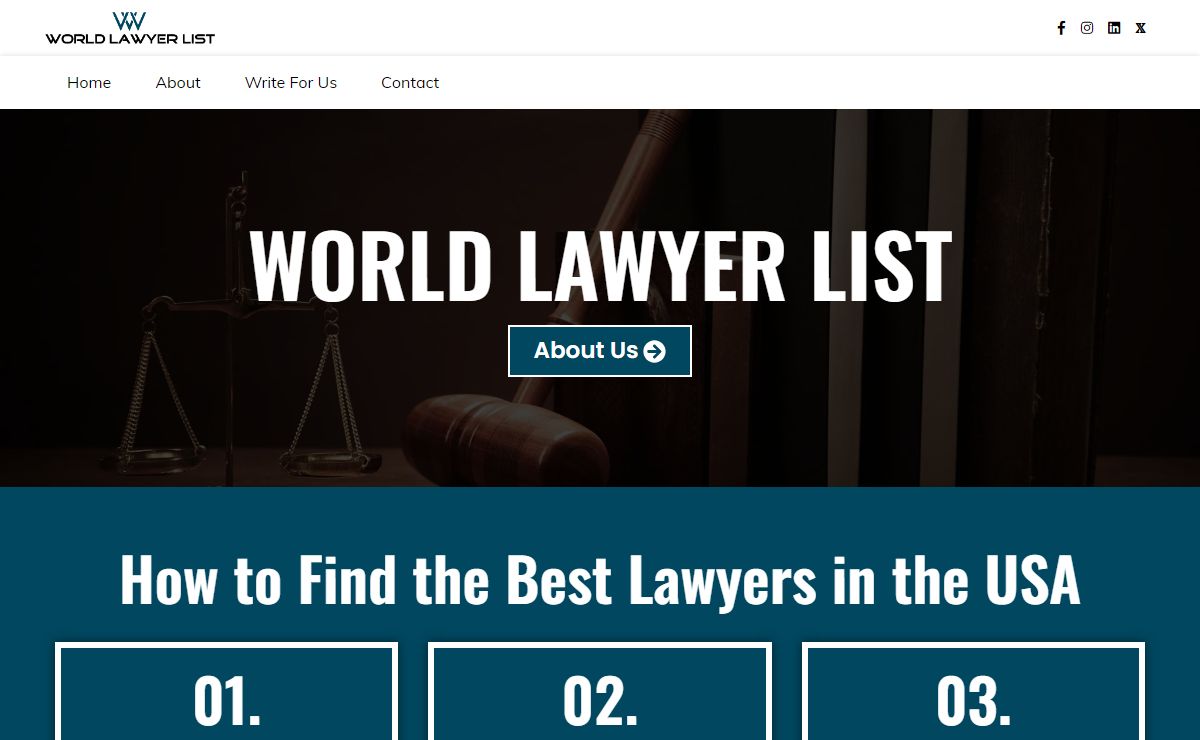 Home - WORLD LAWYER LIST