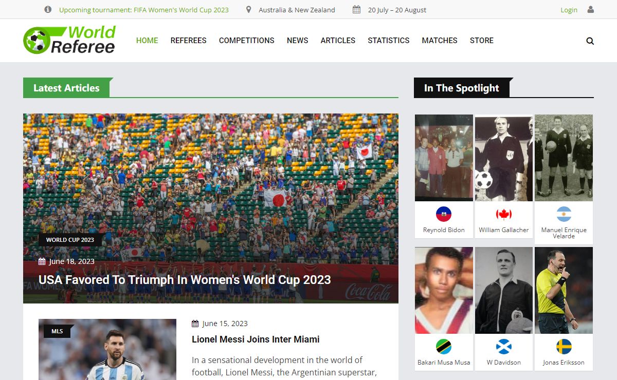 WorldReferee.com - Football referees