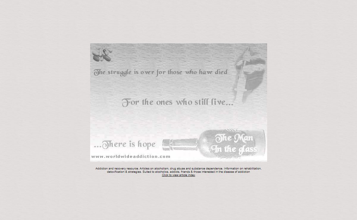Addiction and Recovery Resources - World Wide Addiction