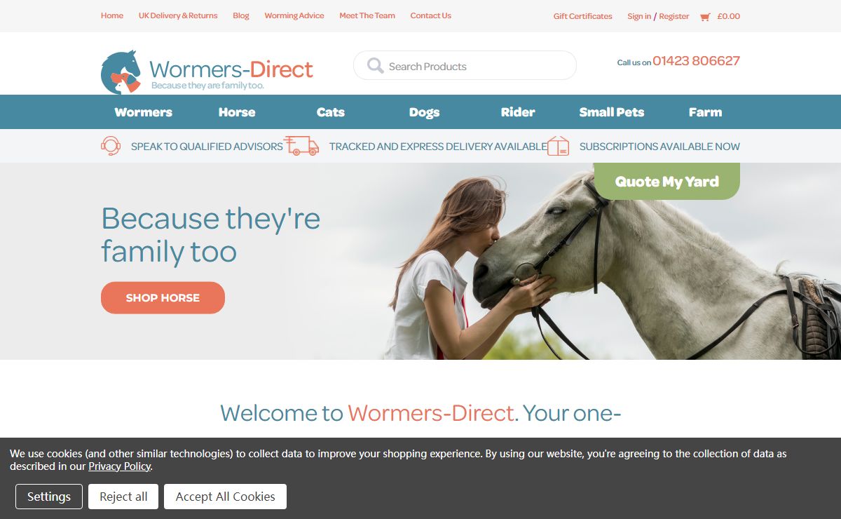 Wormers-Direct - No1 for Horse Wormers, Equine & Pet Supplements | Order Online